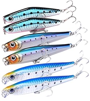 青物ルアー 8本セット Amazon.co.jp: Contyu シンキングペンシル ルアーセット 【使い